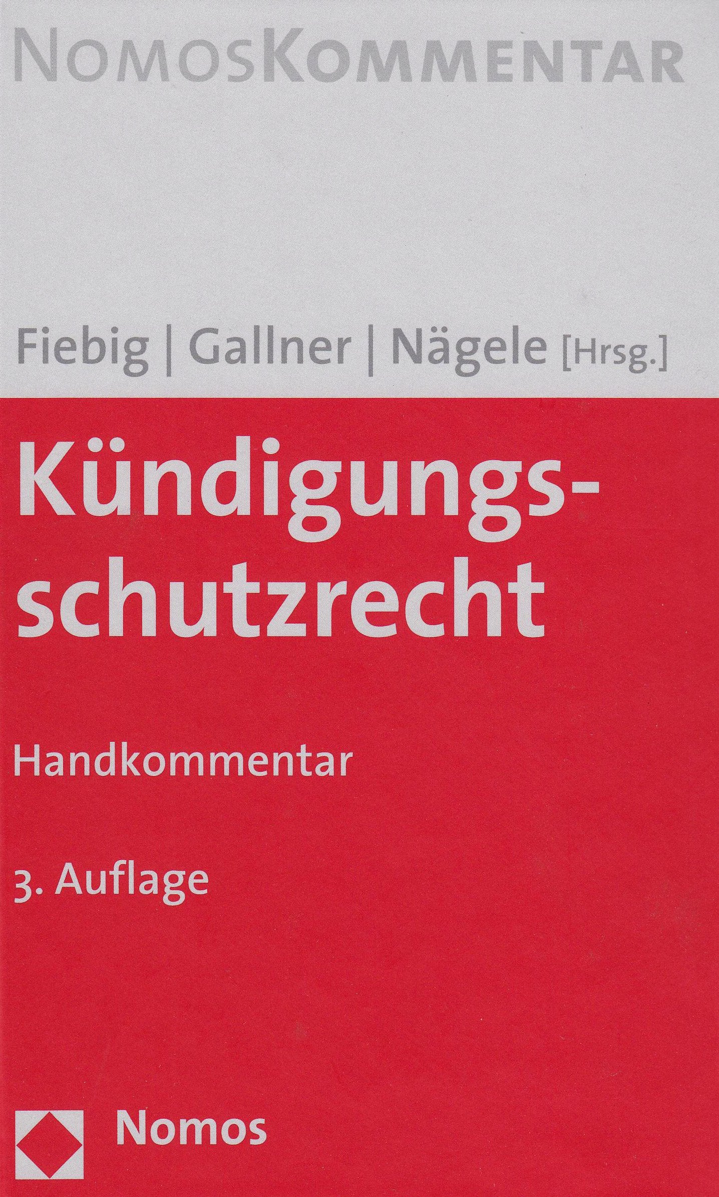 Kündigungsschutzrecht: Handkommentar Law