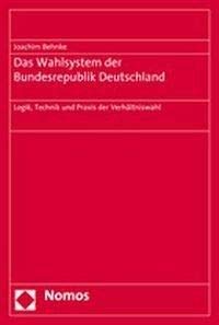 Das Wahlsystem der Bundesrepublik Deutschland Law