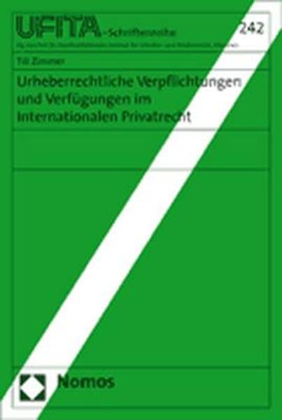 Urheberrechtliche Verpflichtungen und Verfügungen im Internationalen Privatrecht Law