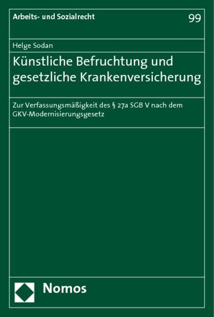 Künstliche Befruchtung und gesetzliche Krankenversicherung Law
