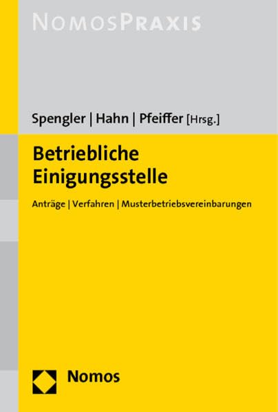 Product Image: Betriebliche Einigungsstelle