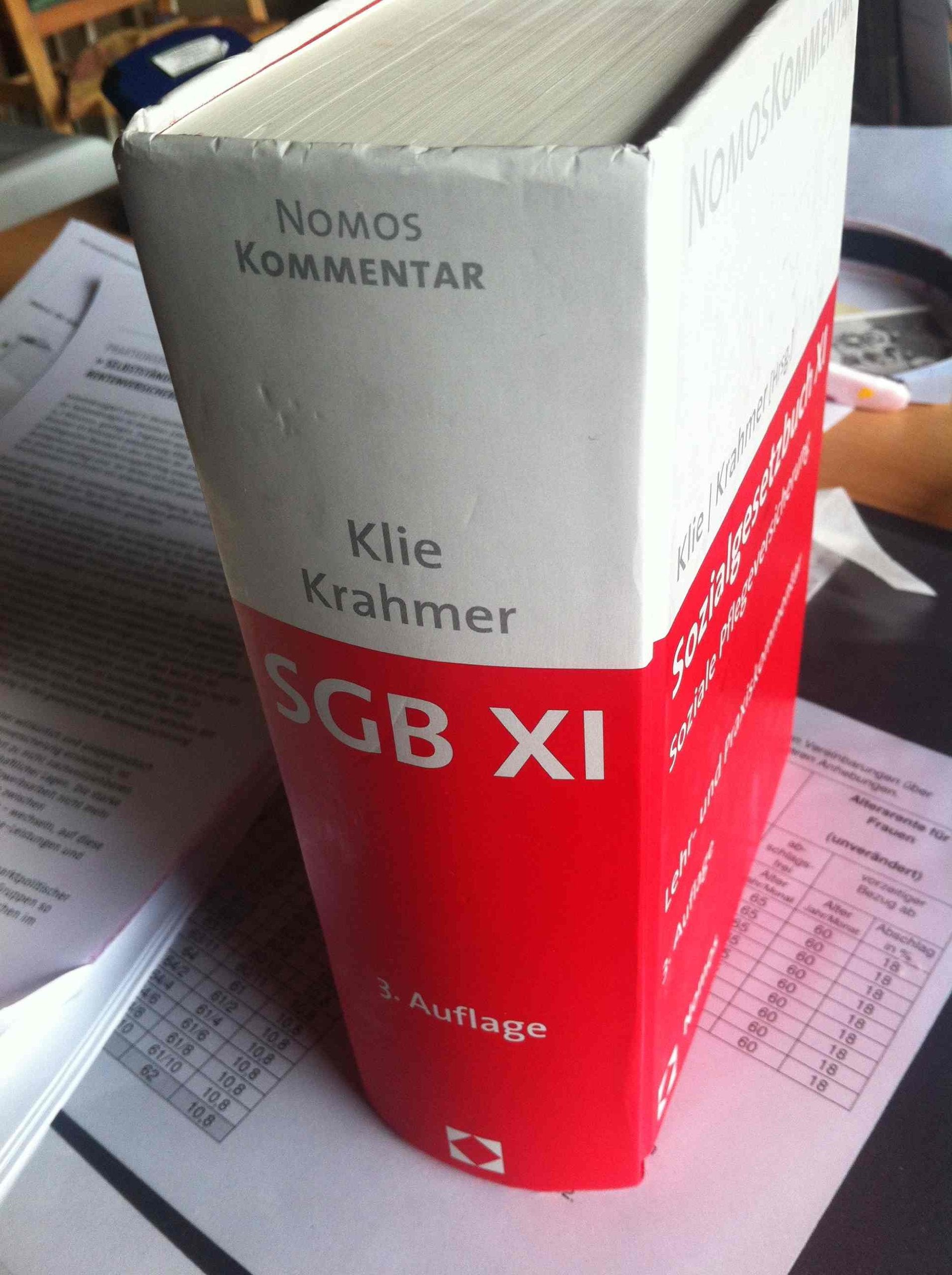 Sozialgesetzbuch XI: Soziale Pflegeversicherung Law