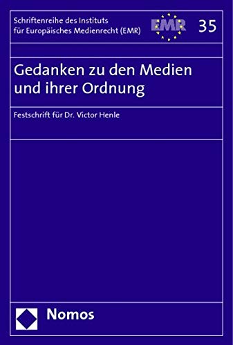 Gedanken zu den Medien und ihrer Ordnung Law