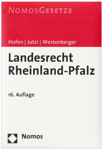 Landesrecht Rheinland-Pfalz Law