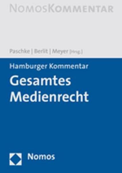 Hamburger Kommentar Gesamtes Medienrecht Law