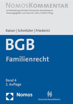 Bürgerliches Gesetzbuch: Familienrecht: Band 4 Law