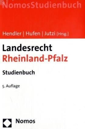 Landesrecht Rheinland-Pfalz: Studienbuch Law
