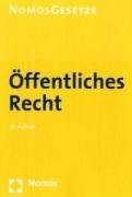 Öffentliches Recht: Nomos Gesetze, Rechtsstand: 15. August 2008 Law