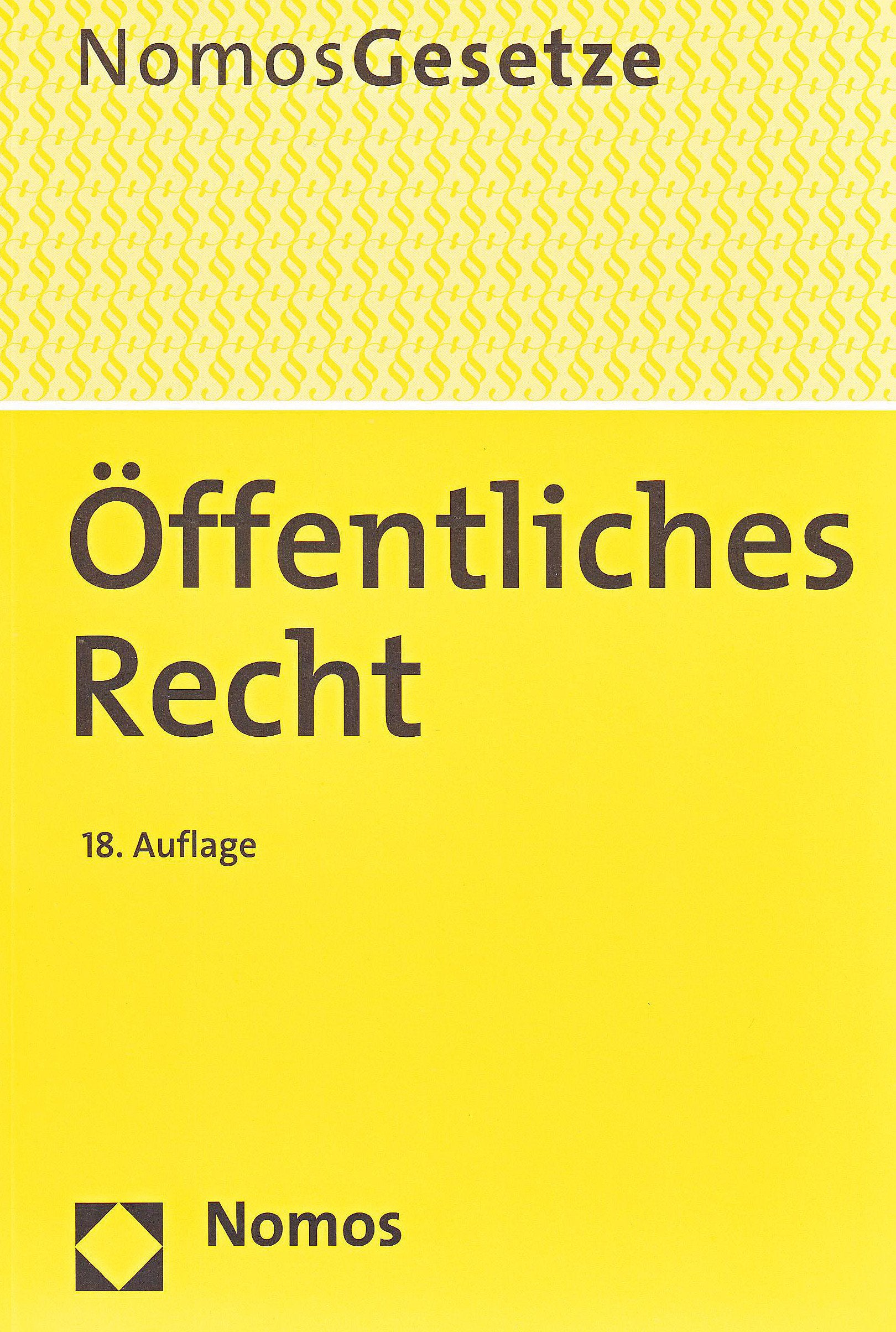 Öffentliches Recht: Nomos Gesetze, Rechtsstand: 1. September 2009 Law