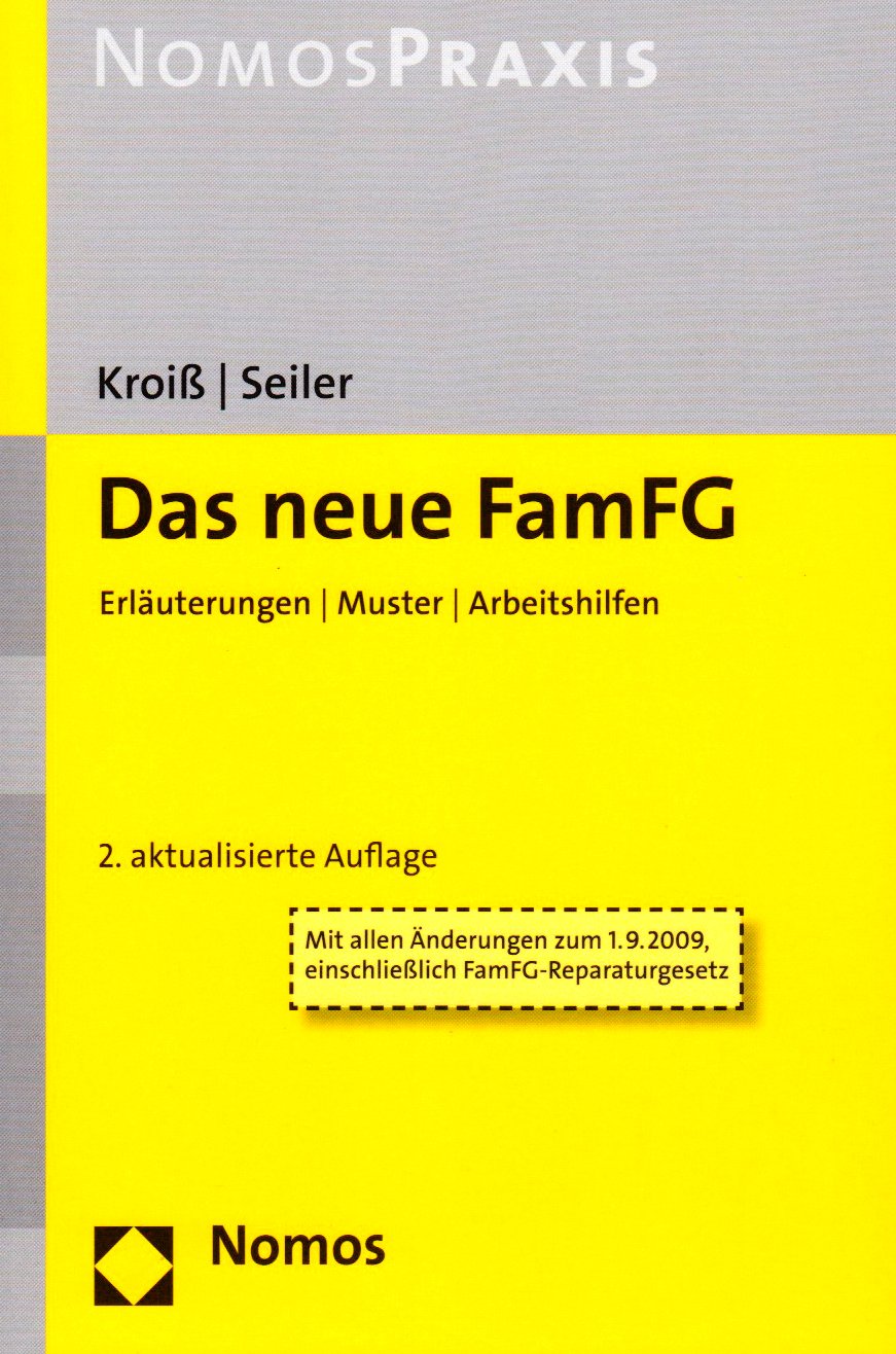 Paket: Das neue FamFG + FamFG - FGG - ZPO: Erläuterungen, Muster, Arbeitshilfen; Kommentierte Synopse. Mit allen Änderungen zum 1.9.2009, einschließlich FamFG-Reparaturgesetz Law