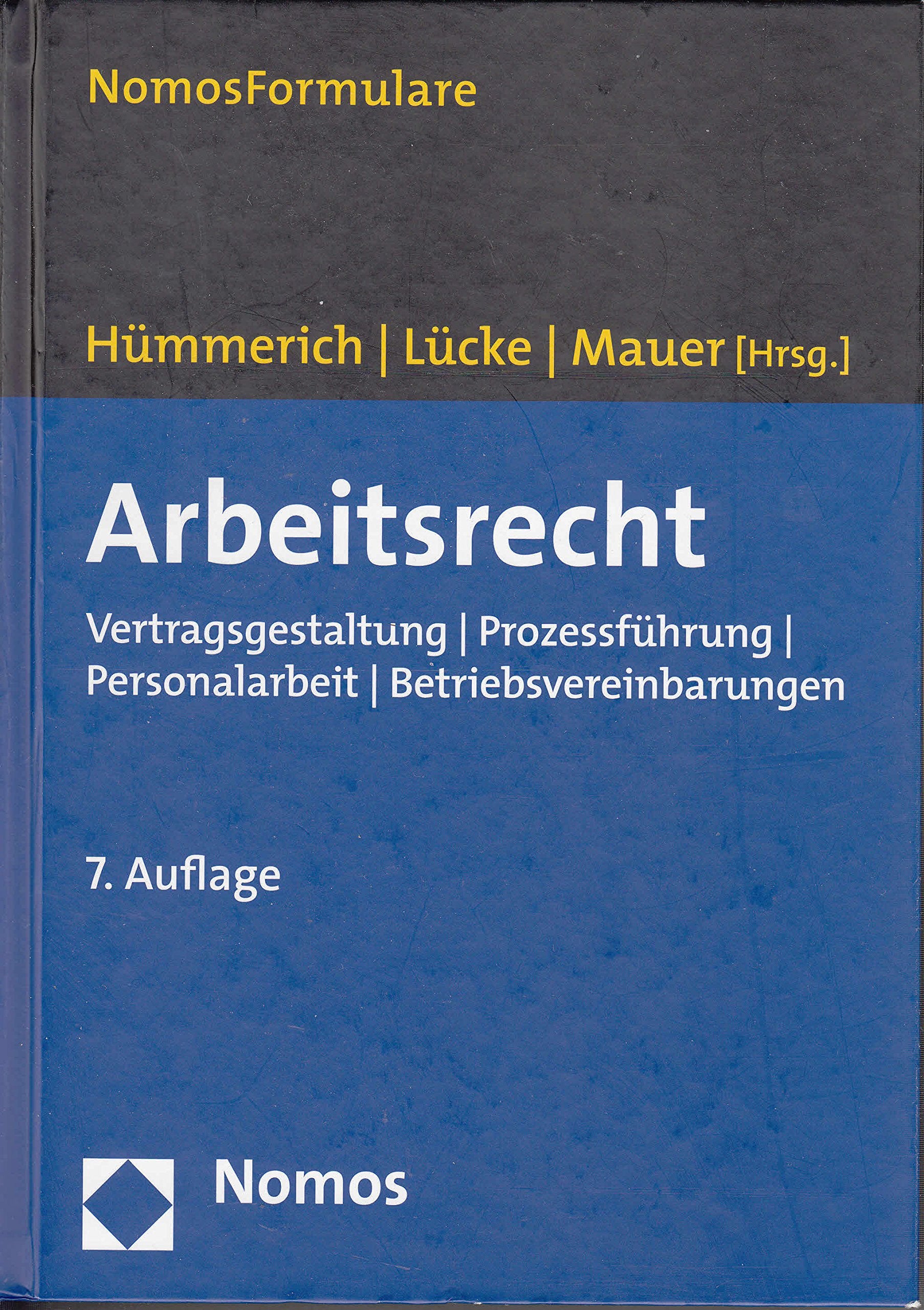 Arbeitsrecht: Vertragsgestaltung - Prozessführung - Personalarbeit - Betriebsvereinbarungen Law