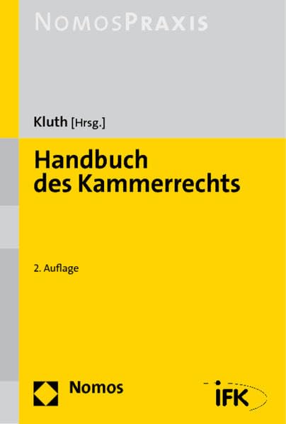 Product Image: Handbuch des Kammerrechts
