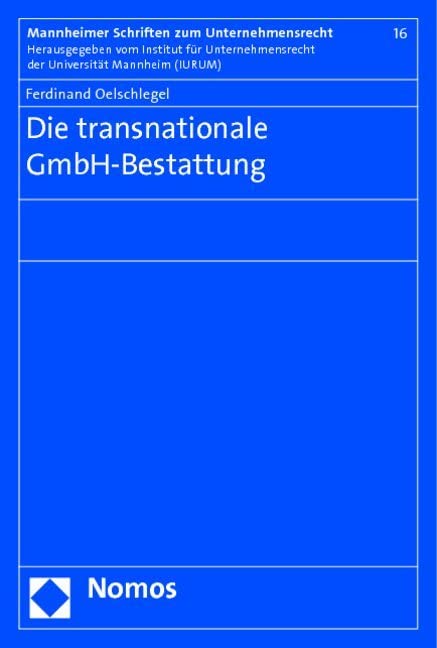 Die transnationale GmbH-Bestattung Law