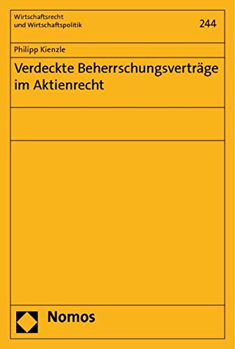 Verdeckte Beherrschungsverträge im Aktienrecht Law