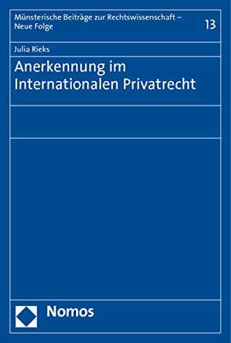 Anerkennung im Internationalen Privatrecht book