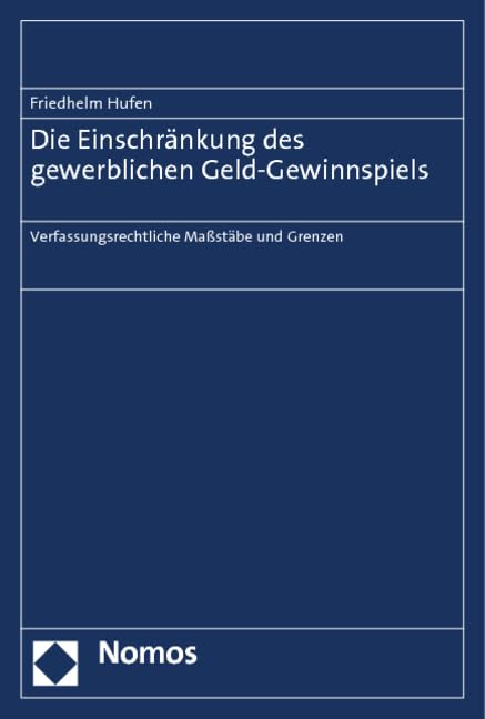 Die Einschränkung des gewerblichen Geld-Gewinnspiels Law