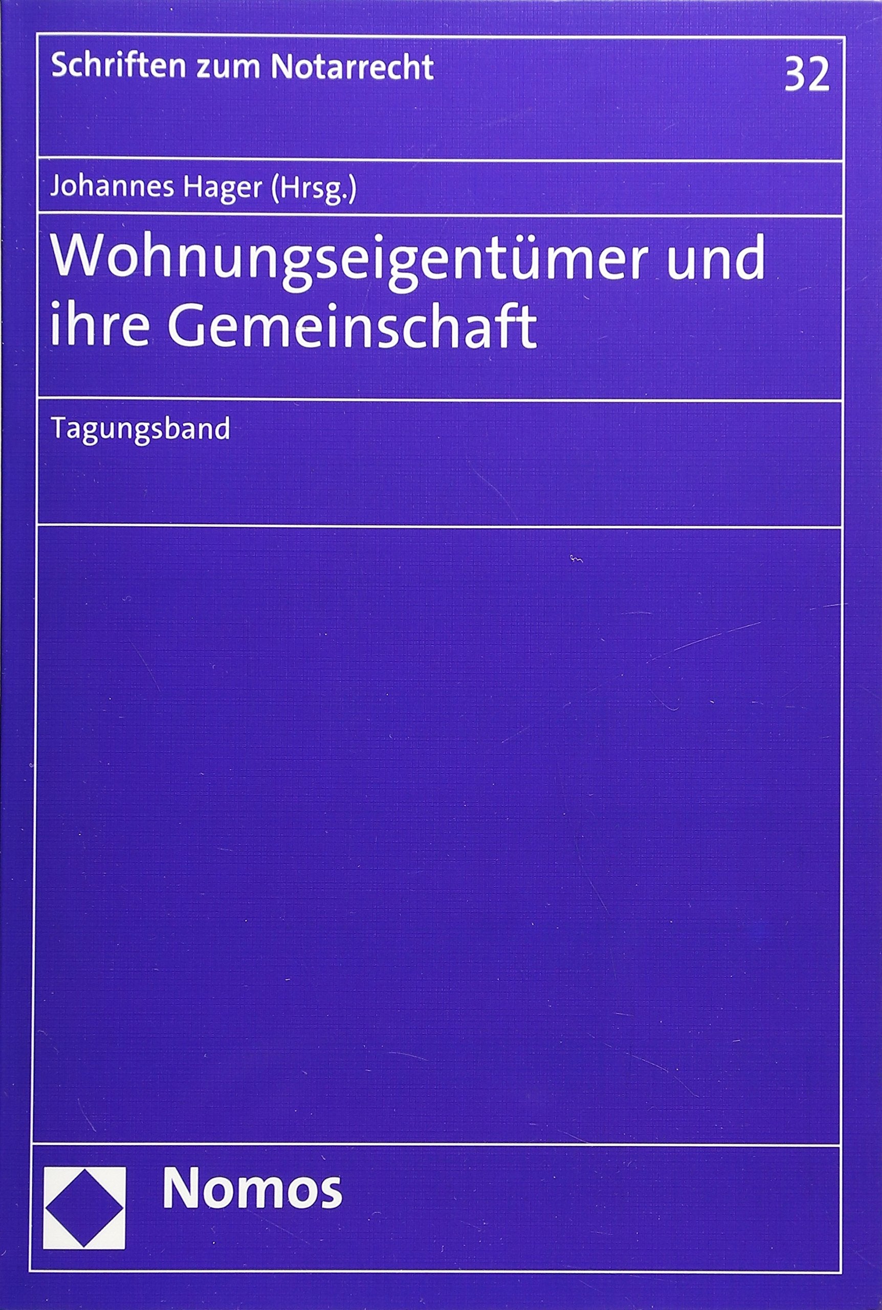 Wohnungseigentümer und ihre Gemeinschaft Law