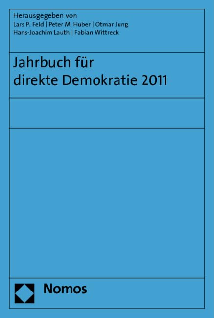 Jahrbuch für direkte Demokratie 2011 Law