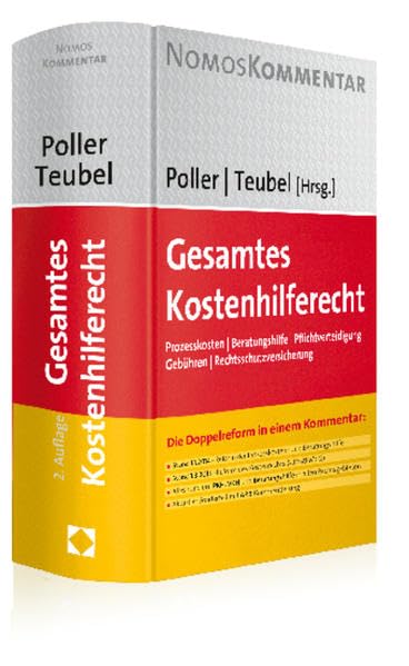 Gesamtes Kostenhilferecht: Prozesskosten | Beratungshilfe | Pflichtverteidigung | Gebühren | Rechtsschutzversicherung Law