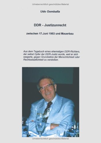 DDR-Justizunrecht zwischen 17. Juni 1953 und Mauerbau Books