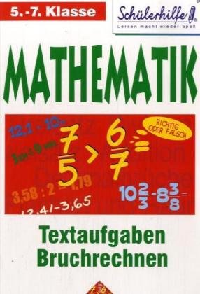 Product Image: Mathematik 5.-7. Klasse, Textaufgaben, Bruchrechnen