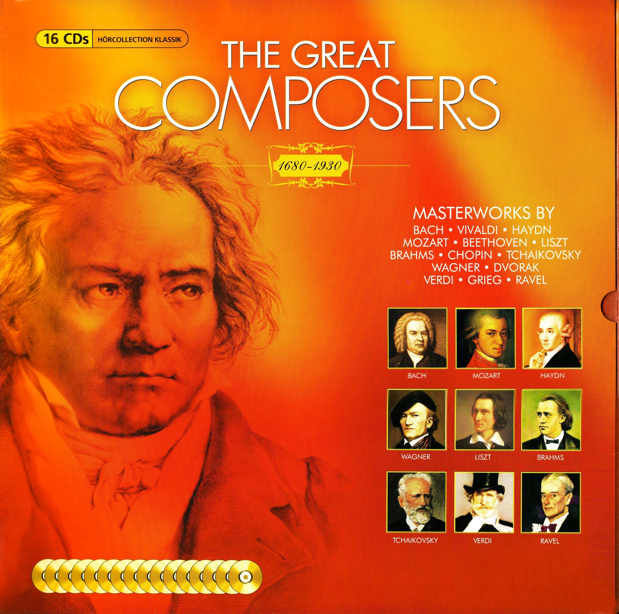 1680-1930, 16 Audio-CDs: Masterworks by Bach, Vivaldi, Haydn et al. Arts & Music