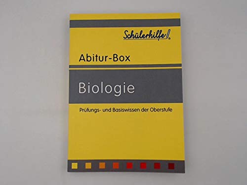 Biologie - Prüfungs- und Basiswissen der Oberstufe (Schülerhilfe Abitur-Box) Books