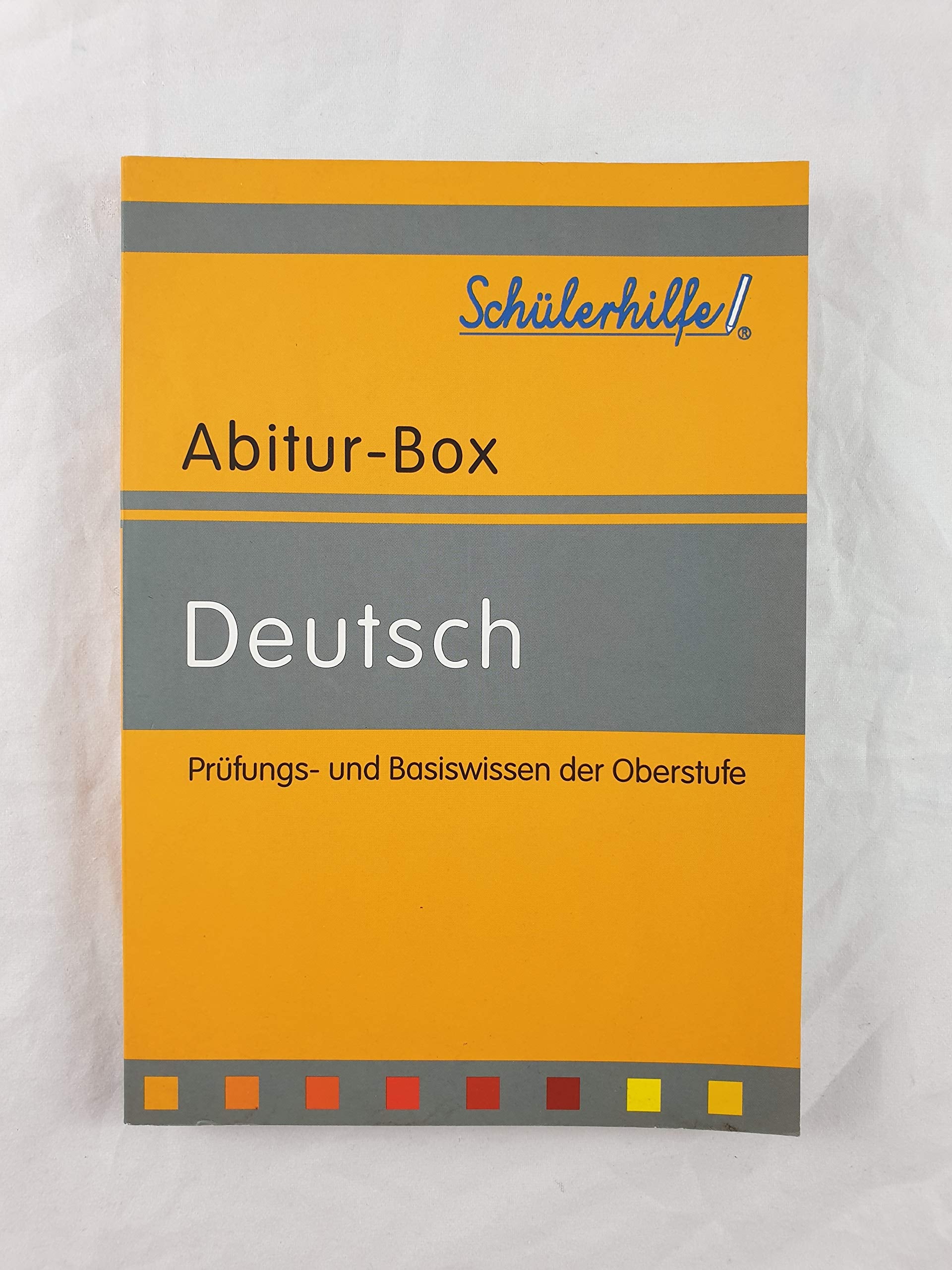 Abitur-Box - Deutsch - Prüfungs- und Basiswissen der Oberstufe Books