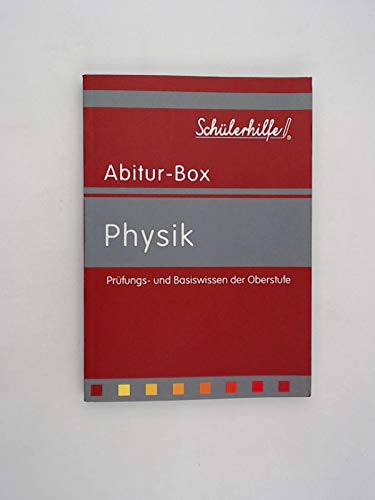 Schülerhilfe Abitur-Box: Physik Prüfungs- und Basiswissen der Oberstufe Books