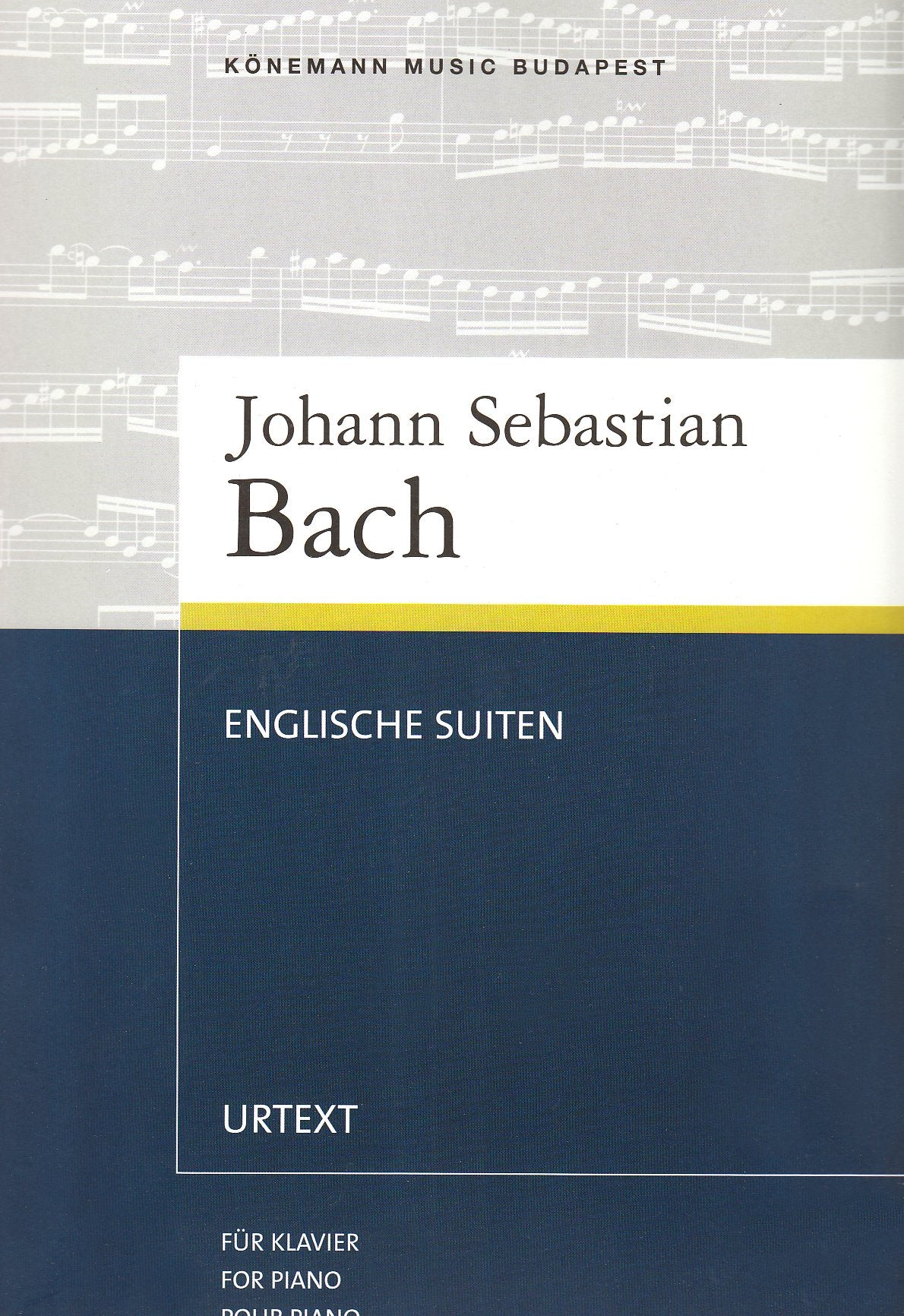 Englische Suiten BWV 806-811, Klavier: Urtext (SPARTITI MUSICA CLASSICA) Sheet Music