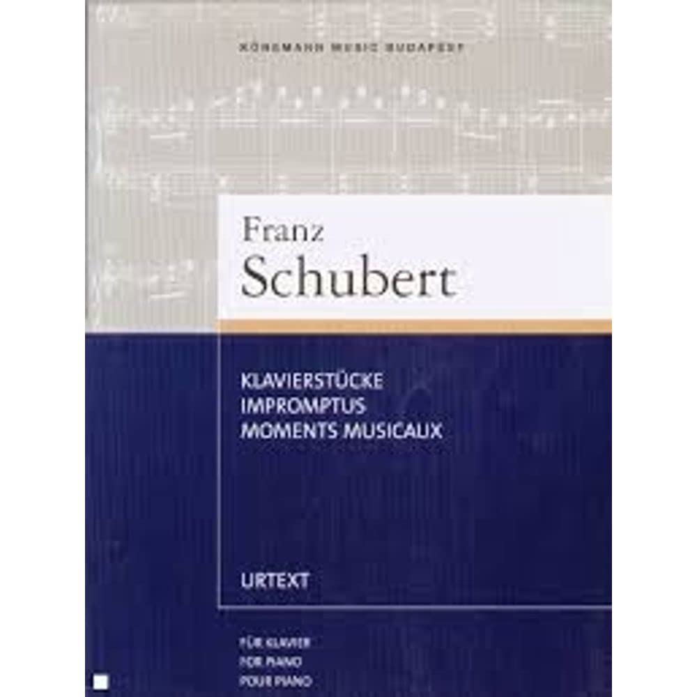 Klavierstücke. Piano pieces: Ungarische Melodie, Alegretto, Impromptus, Moments musicaux, 3 Klavierstücke. Urtext (SPARTITI MUSICA CLASSICA) Sheet Music