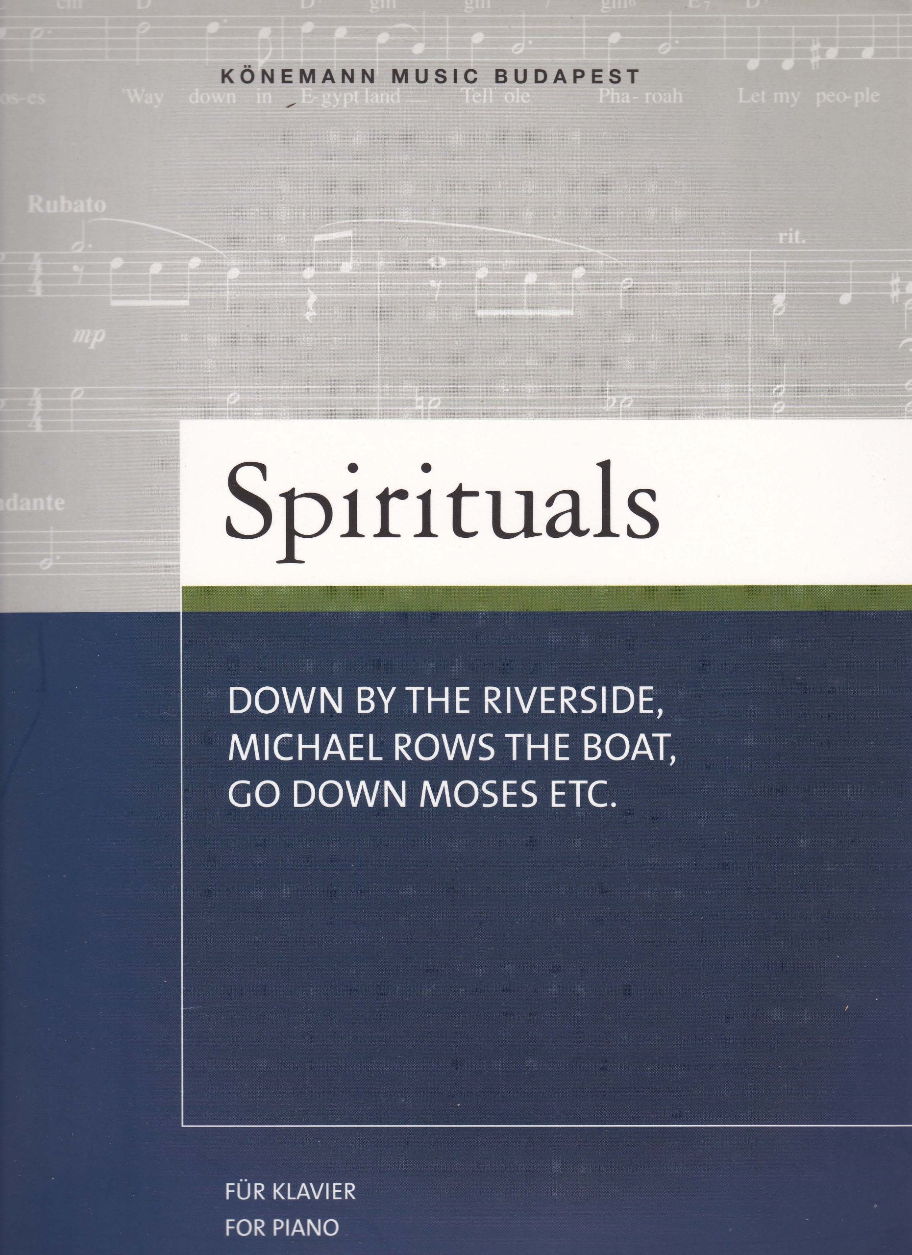 Spirituals. Down by the riverside, Michael rows the boat, go down moses etc. (SPARTITI MUSICA CLASSICA) Sheet Music