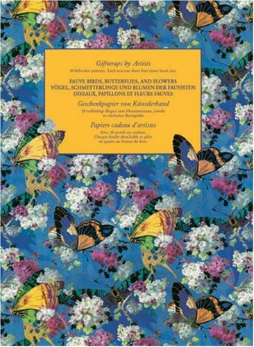 Oiseaux, papillons et fleurs fauves book