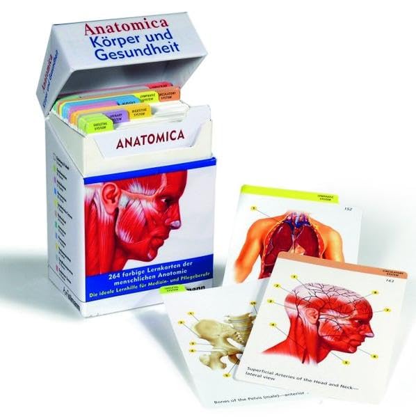 Anatomica Lernkartensystem: Die ideale Lernhilfe für Medizin- und Pflegeberufe Medicine