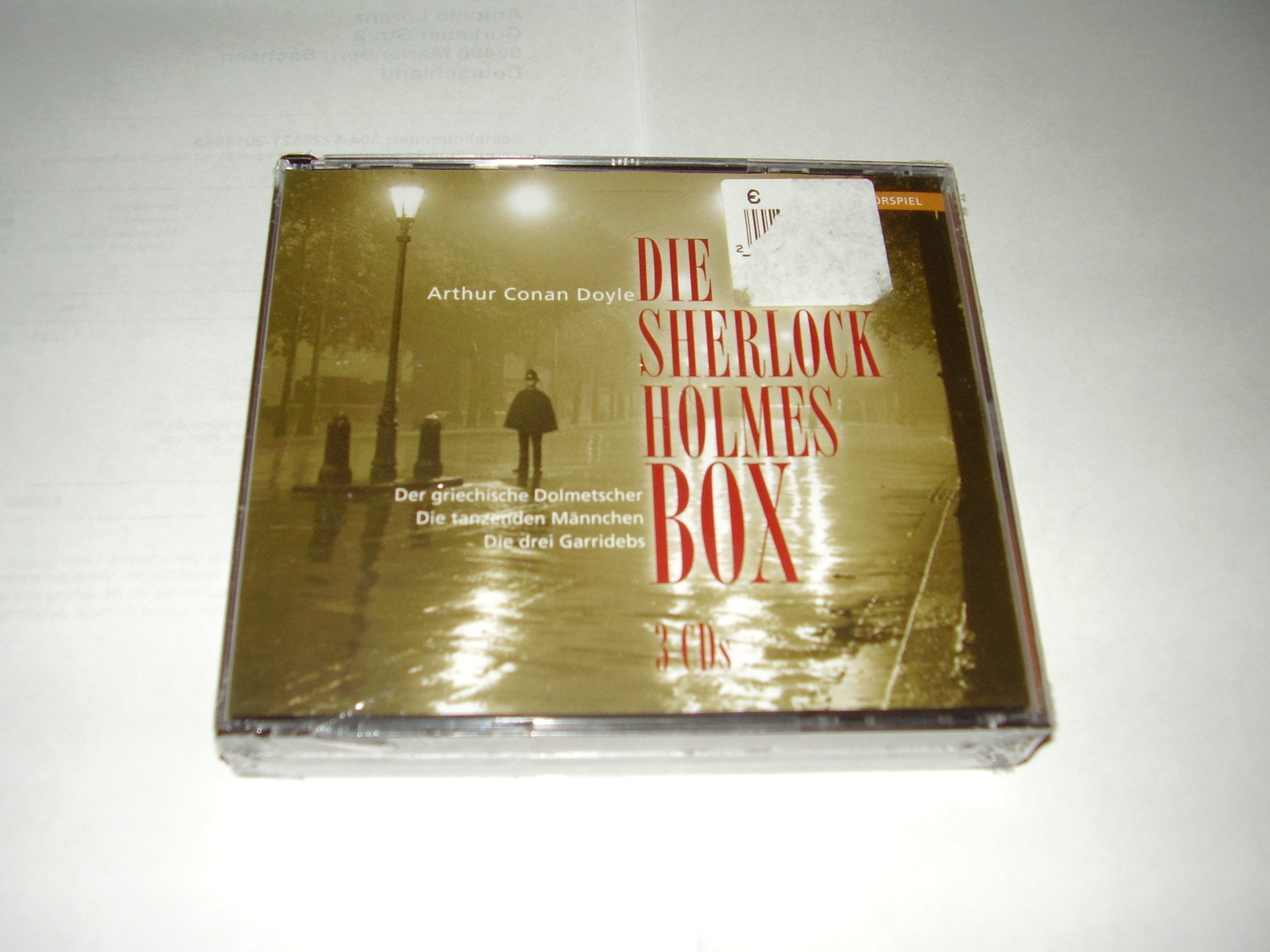 Die Sherlock Holmes Box / Die drei Garridebs,Die tanzenden Männchen und der griechische Dolmetscher / 3 CDs Hörbuchbox 2011 Books