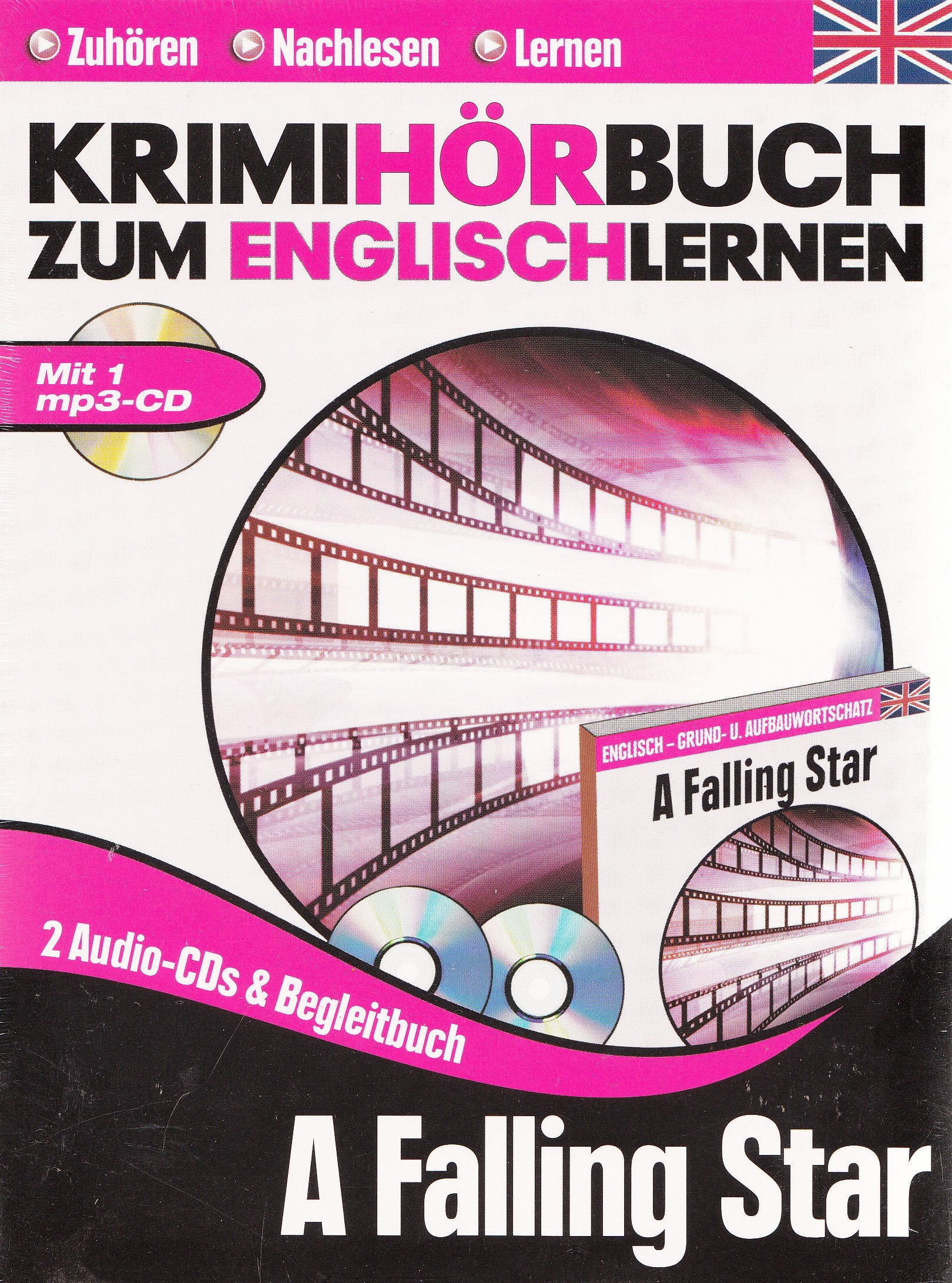 A Falling Star - Krimi Hörbuch zum Englisch lernen - 2 CD & 1 mp3 CD & Buch Books