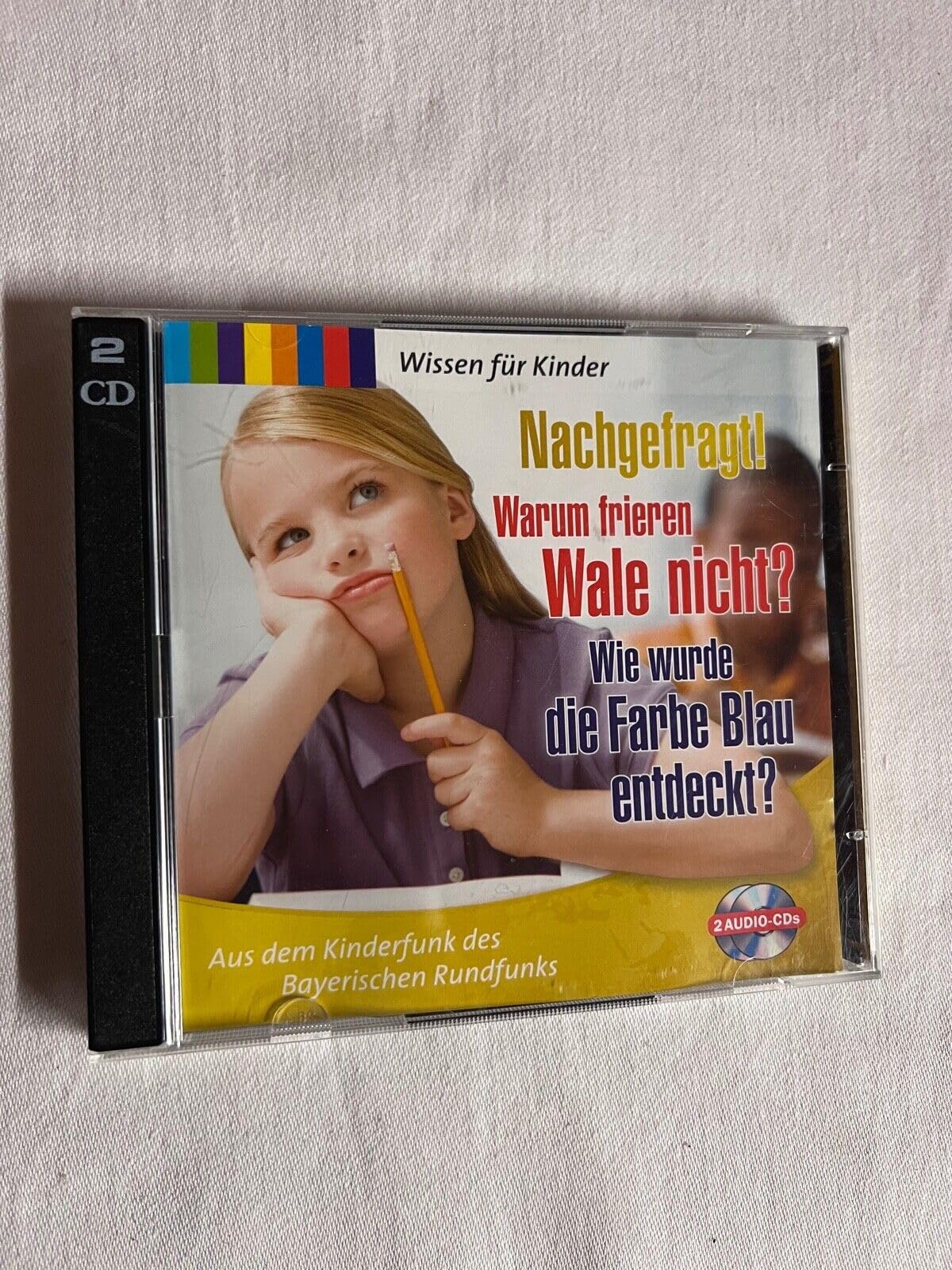WISSEN FÜR KINDER (Bayerischer Rundfunk, Doppel-CD, Laufzeit ca. 100') 2012) "Nachgefragt! Warum frieren Wale nicht? Wie wurde die Farbe Blau entdeckt?" Books
