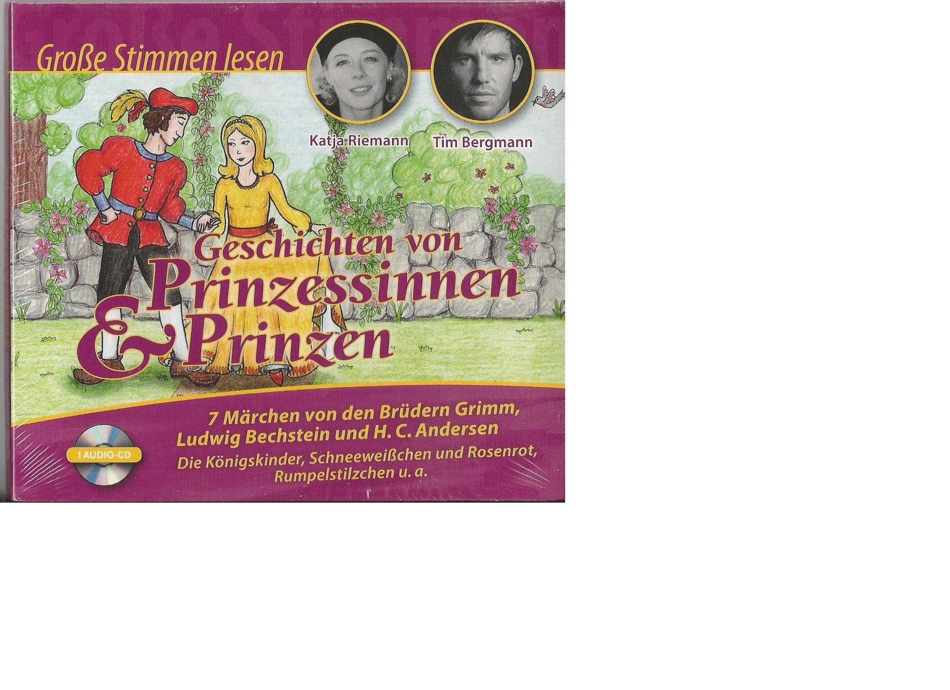 Geschichten von Prinzessinnen und Prinzen gelesen von Katja Riemann und Tim Bergmann für Kinder ab 3 Jahren Books