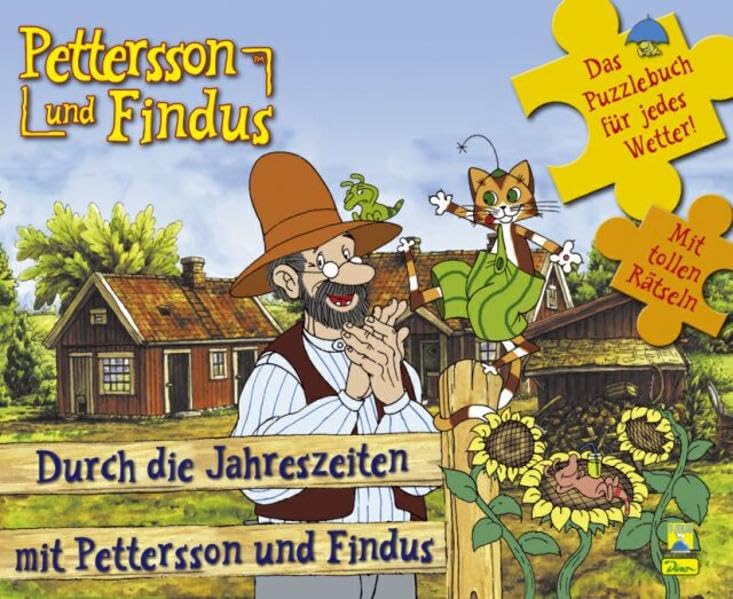 Petterson und Findus Puzzlebuch: Pettersson und Findus, Puzzlebuch, Band 3: Durch die Jahreszeiten mit Pettersson und Findus Leisure & Fun