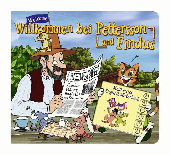 Pettersson und Findus: Buch im Buch 1: Willkommen bei Petterson und Findus, Mein erstes Englischwörterbuch: Band 1. Willkommen bei Pettersson und Findus - Mein erstes Englischwörterbuch Non-fiction