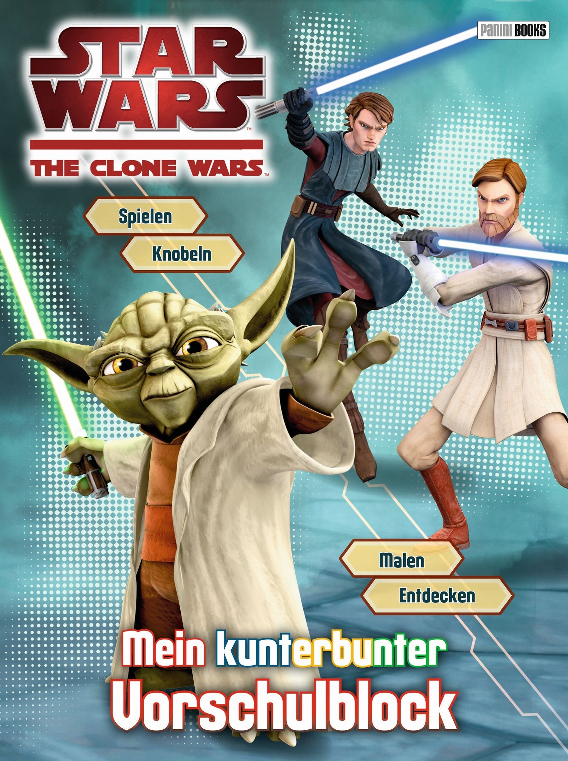 Star Wars The Clone Wars Vorschulblock: Mein kunterbunter Vorschulblock Non-fiction
