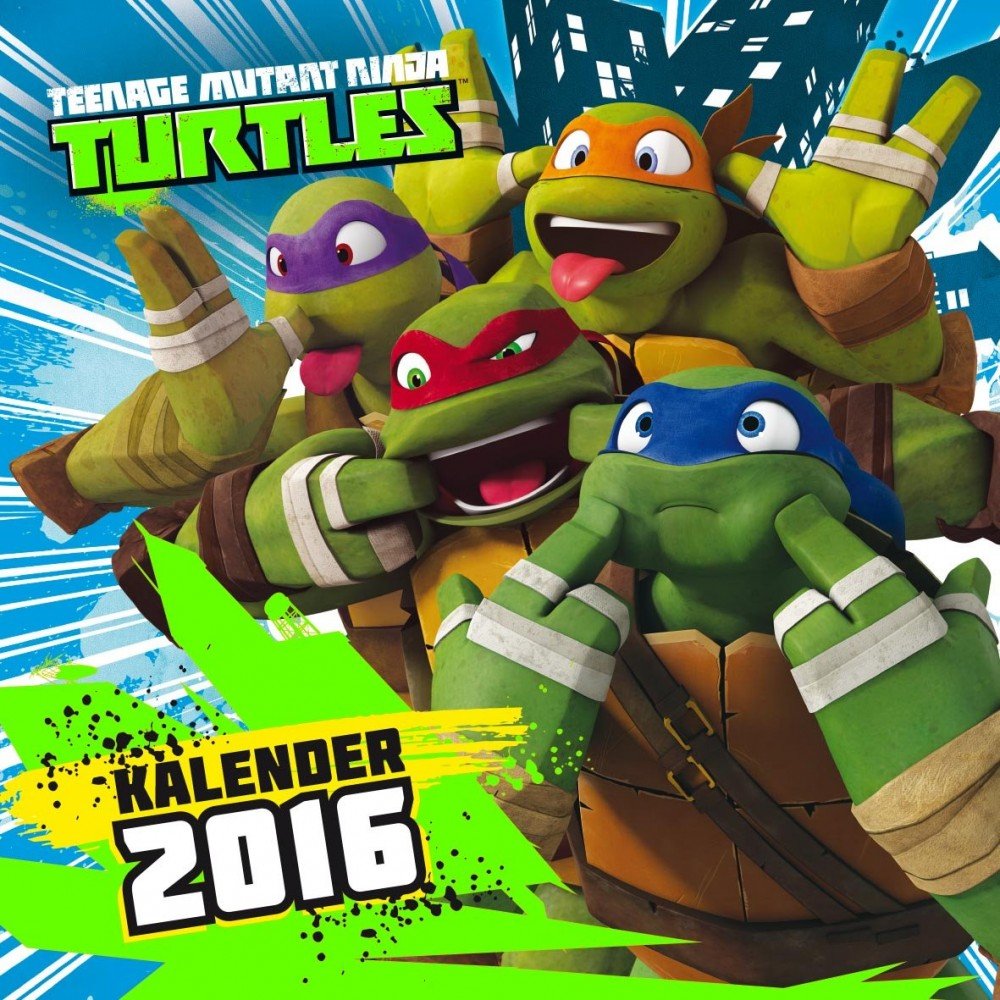Teenage Mutant Ninja Turtles Wandkalender 2016 Manga