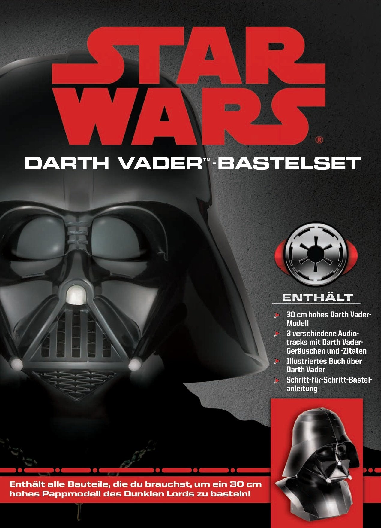 STAR WARS Darth Vader-Bastelset: (mit Soundkonsole und LED-Beleuchtung) Leisure, Home & Garden