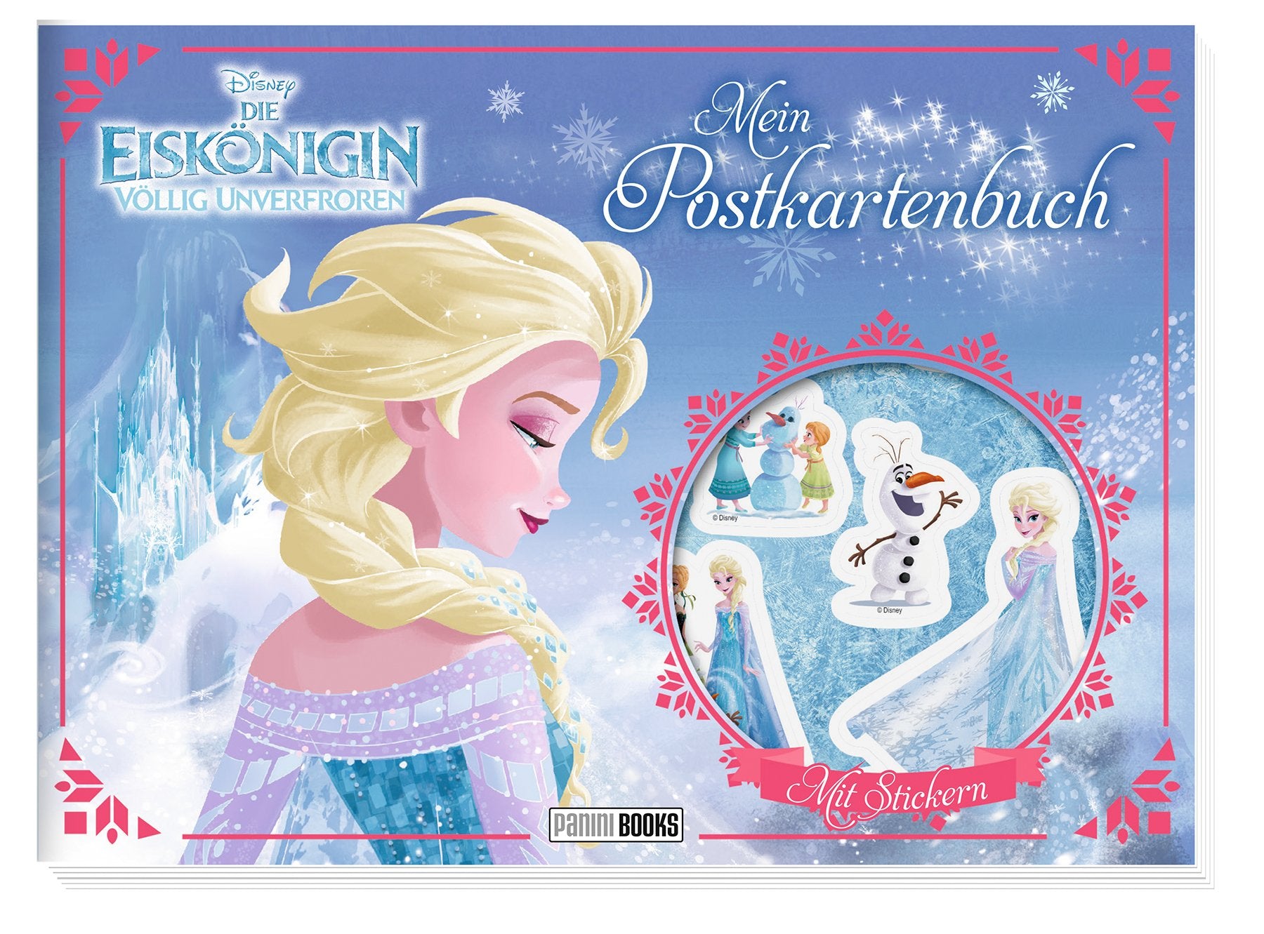 Disney Die Eiskönigin: Mein Postkartenbuch: Postkartenmalbuch mit Stickern u.a. Tiptoi & Games