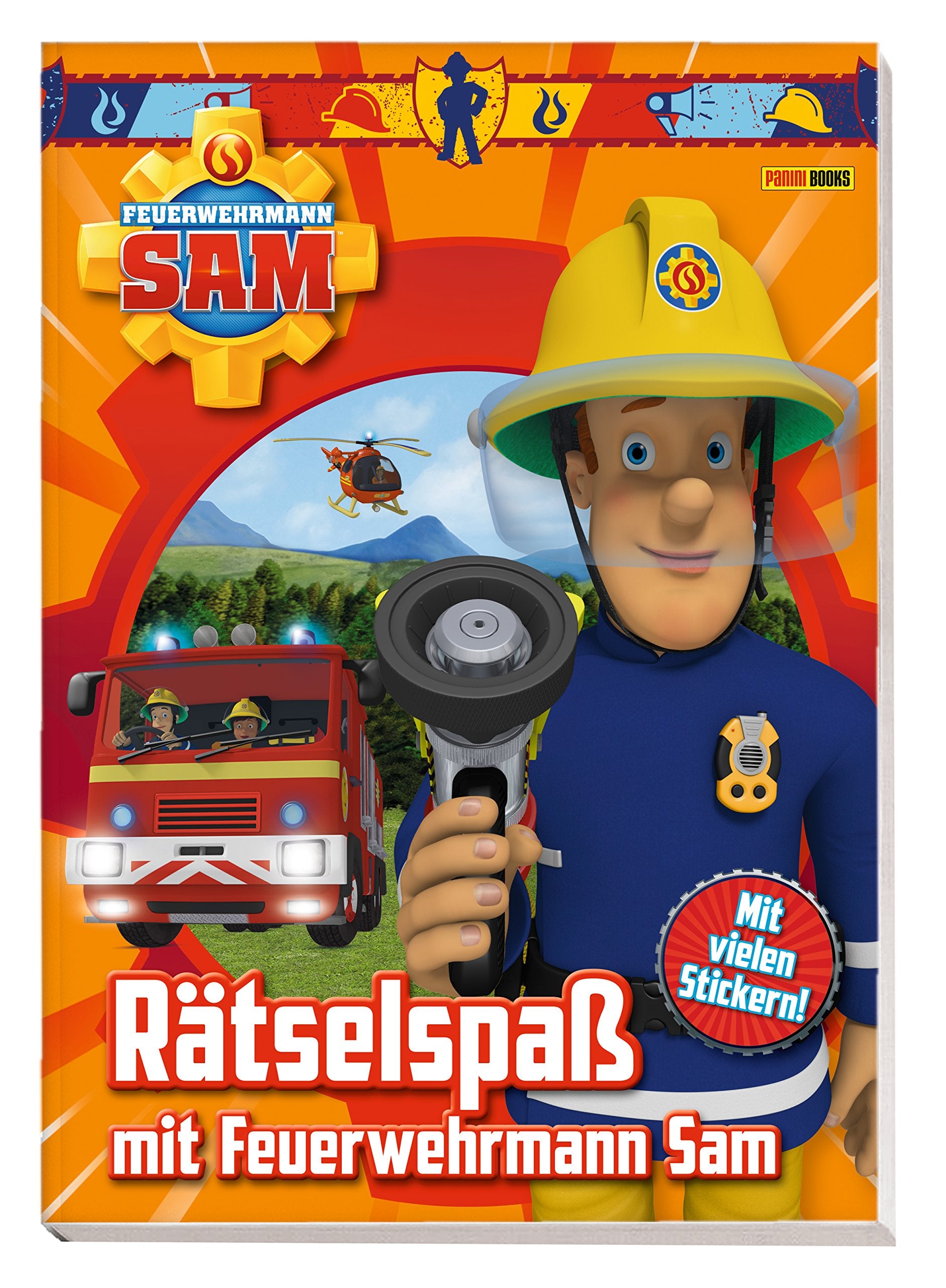 Feuerwehrmann Sam: Rätselspaß mit Feuerwehrmann Sam: mit Stickern Non-fiction