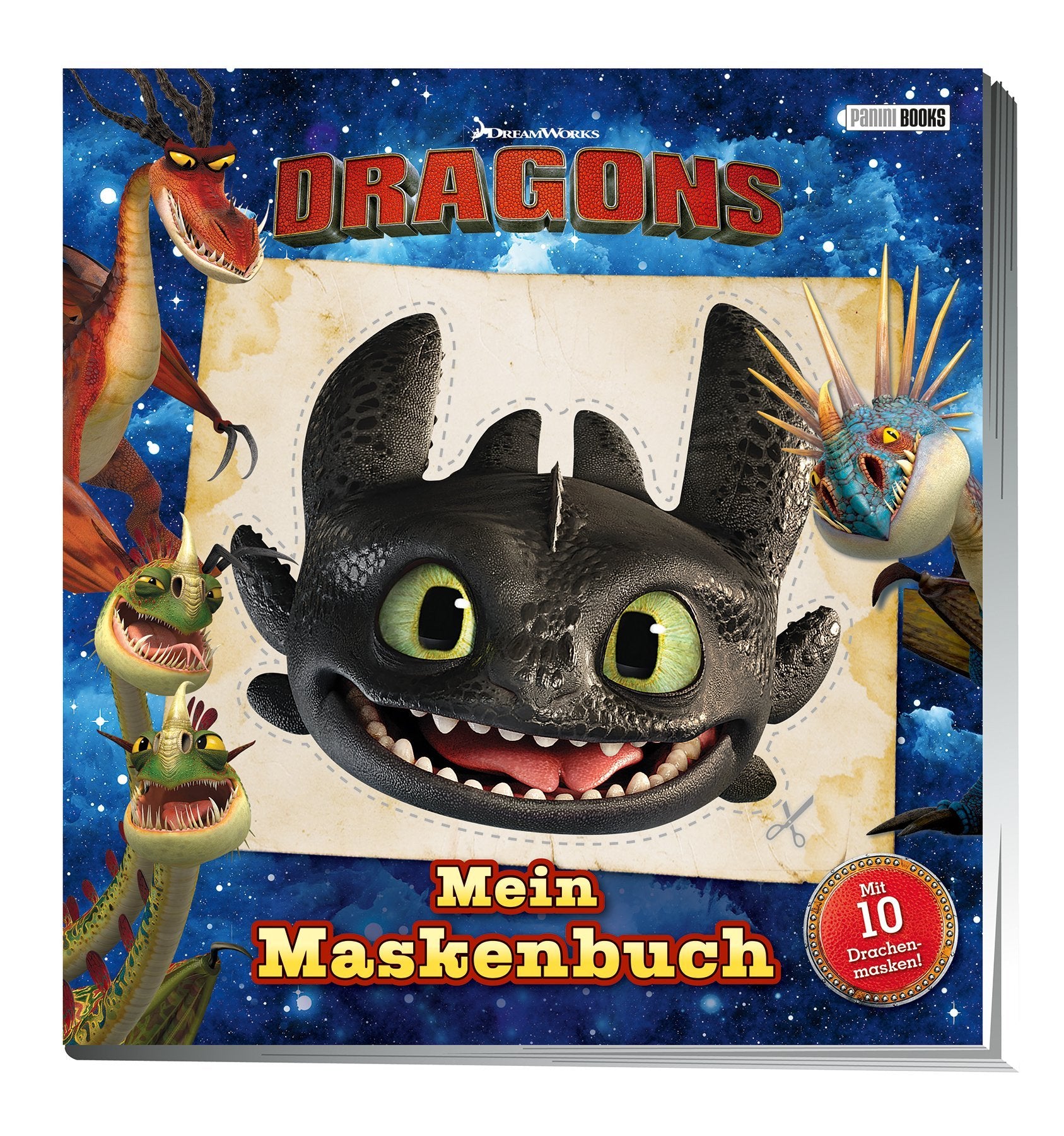 Dragons: Mein Maskenbuch: Mit 10 Drachenmasken Hobbies & Crafts