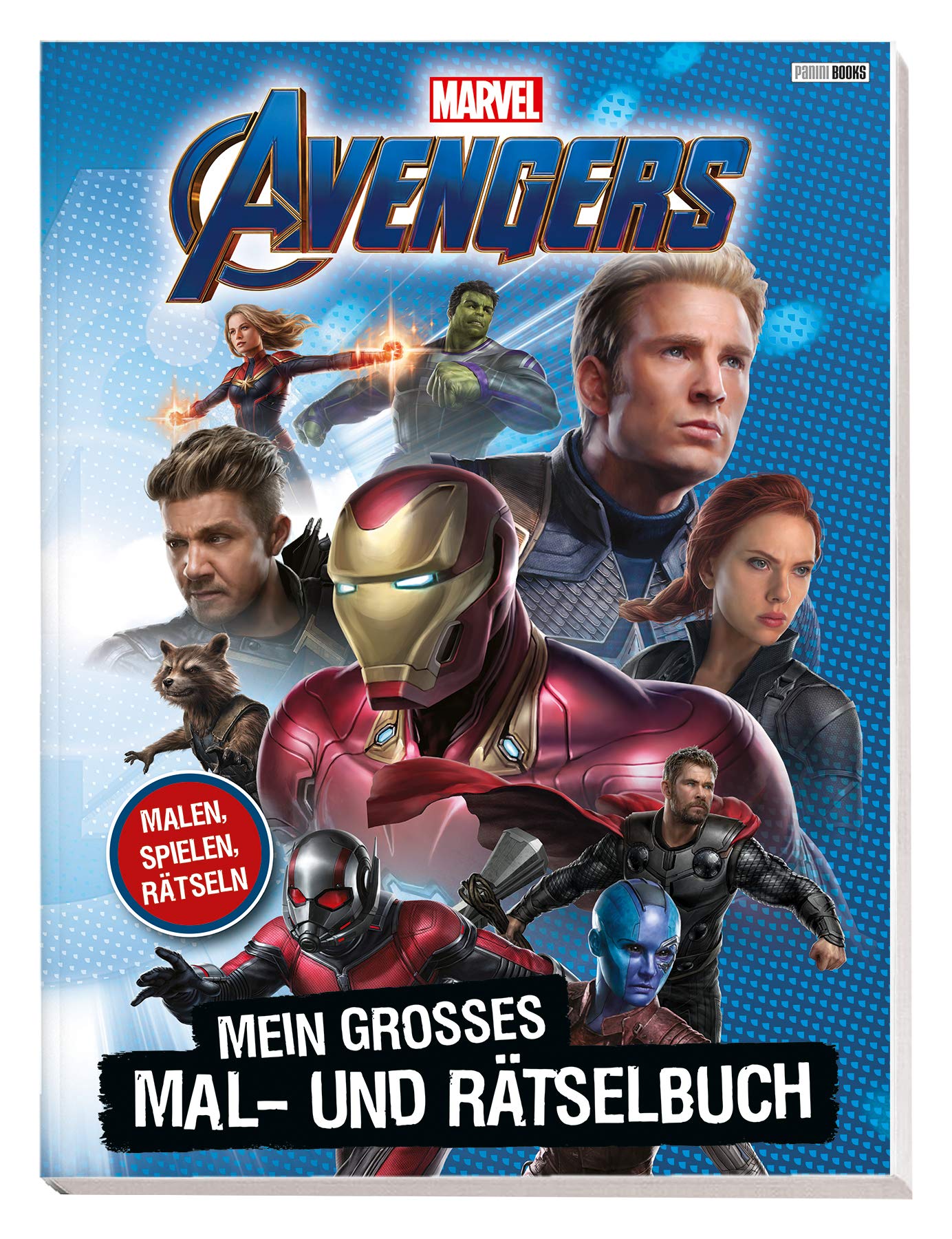 Marvel Avengers: Mein großes Mal- und Rätselbuch book