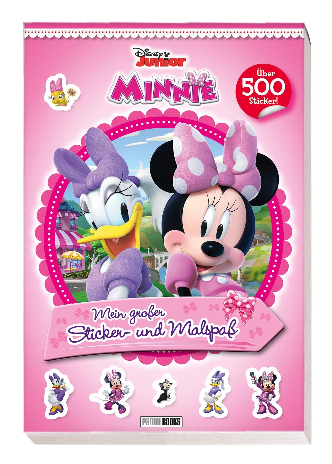 Disney Minnie: Mein großer Sticker- und Malspaß: über 500 Sticker: über 500 Sticker auf 30 Seiten, sowie 30 Seiten mit Ausmalbildern (schwarz-weiß) Non-fiction