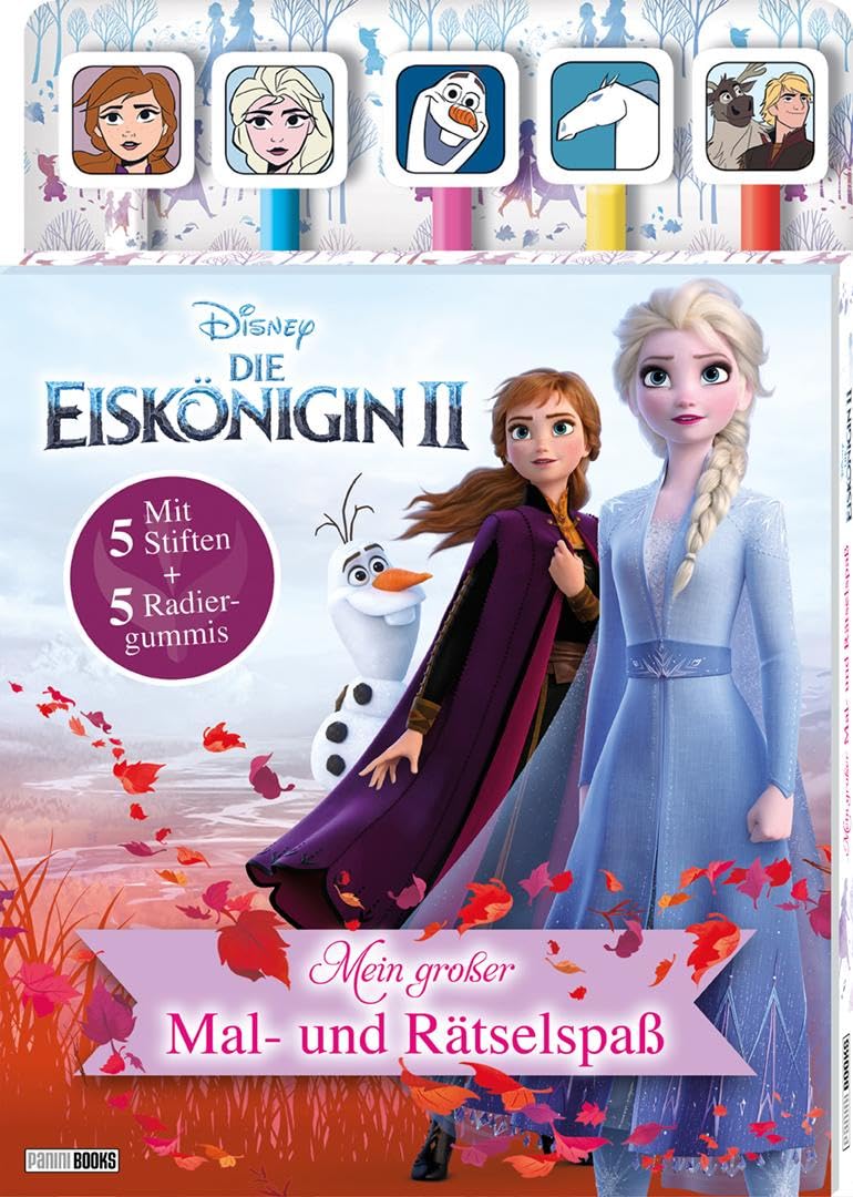 Disney Die Eiskönigin 2: Mein großer Mal- und Rätselspaß book