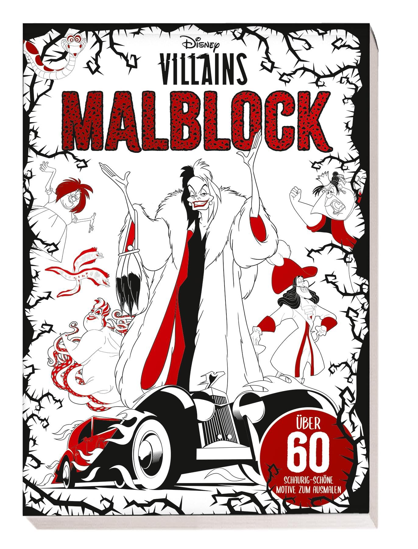 Disney Villains: Malblock: über 60 schaurig-schöne Motive zum Ausmalen Fairy Tales & Legends